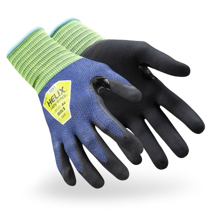 Hexarmor Helix 21 Gauge HexAir HPPE/Nylon Blend Shell Work Gloves Medium