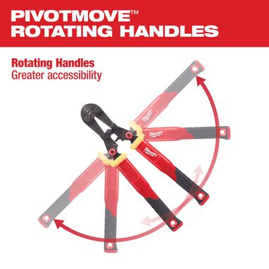 Milwaukee 24 in. Fiberglass Bolt Cutters with PIVOTMOVE Rotating Handles, large image number 2