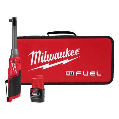 Milwaukee M12 FUEL 3/8inch Extended Reach High Speed Ratchet Kit 