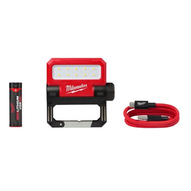 Milwaukee USB Rechargeable Rover Pivoting LED Flood Light, large image number 0