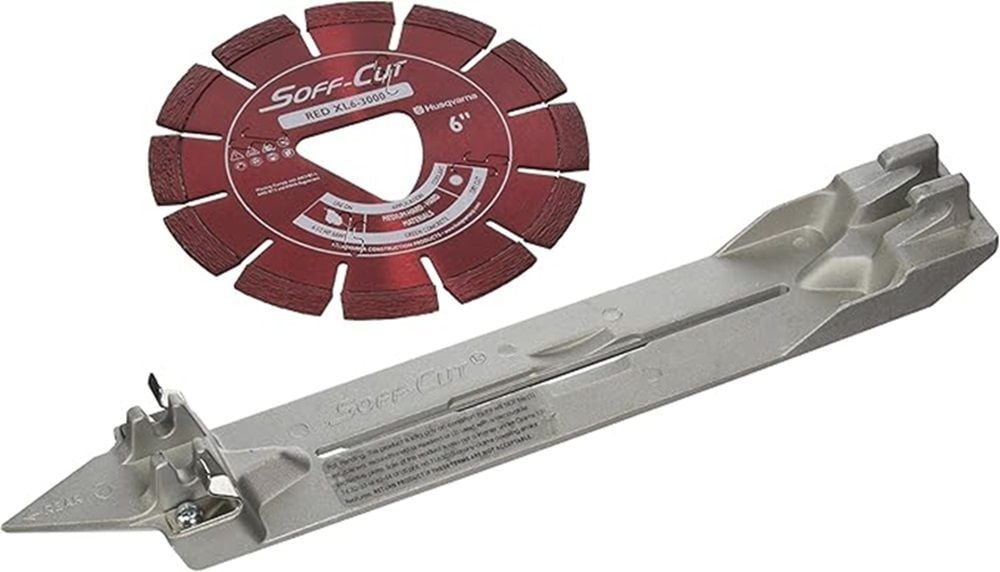 Husqvarna Construction XL6-3000 6 Inch Red Soff-Cut Diamond Blade for Concrete, large image number 3