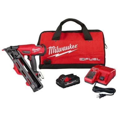 Milwaukee M18 FUEL 15GA Angled Finish Nailer HIGH OUTPUT Kit