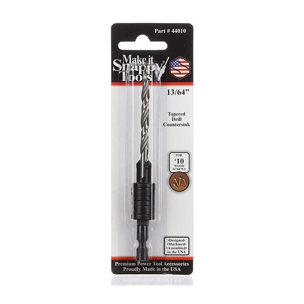 Make It Snappy Drill Bit 13/64in HSS Tapered Twist Drill Countersink, large image number 3
