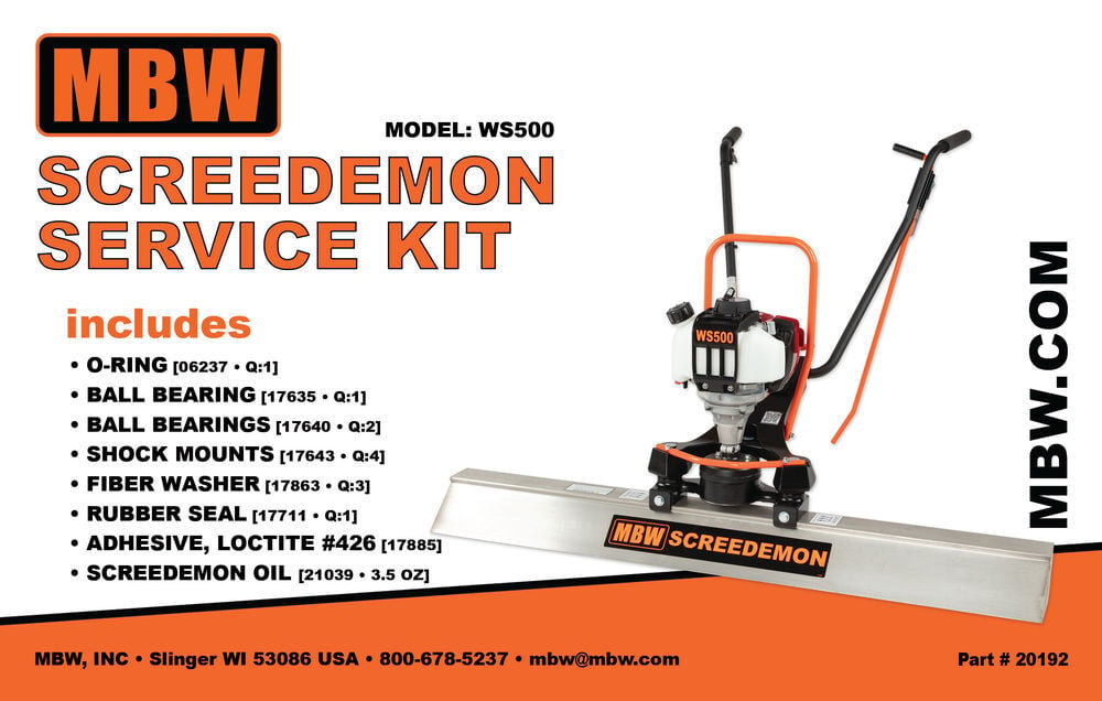 MBW ScreeDemon 501H Service Kit, large image number 1