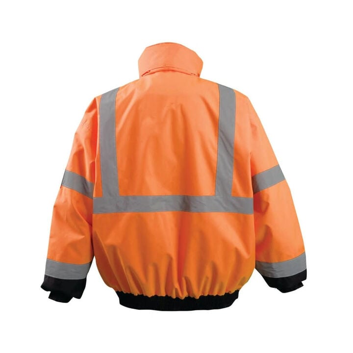 Occunomix Hi-Vis Orange Value Black Bottom 2-in-1 Bomber Jacket XL, large image number 1