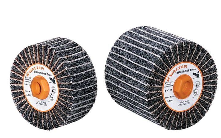 Walter 4-1/2 Inch x 2 Inch Two-In-One Drums, large image number 1