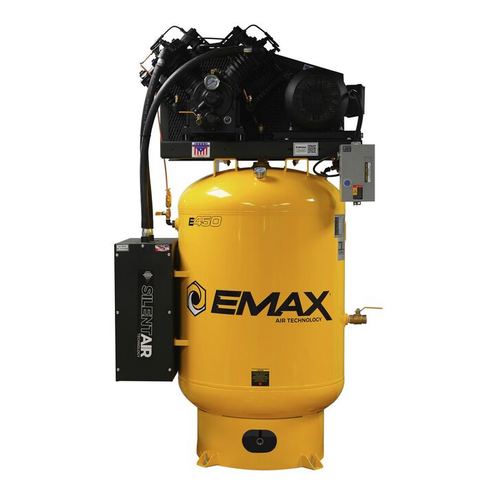 EMAX 120 Gallon 175 PSI Pressure Lube Air Compressor with Maintenance Kit, large image number 3