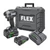 FLEX 24V Cordless 1/4-In. Quick Eject Hex Impact Driver With Multi-Mode Kit, small image number 1
