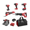 SKIL PWRCORE 20 Brushless 20V 6 Tool Combo Kit, small image number 2