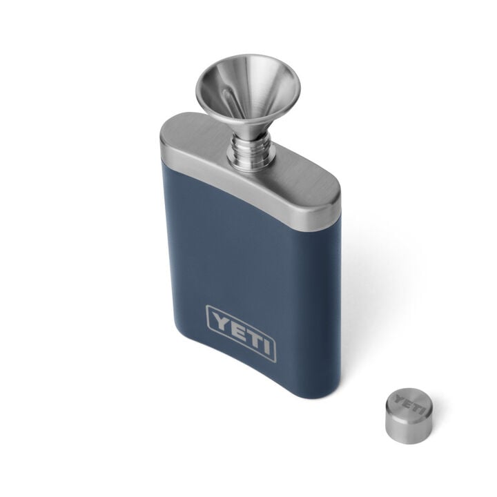 YETI 7 Oz Flask with Funnel Navy