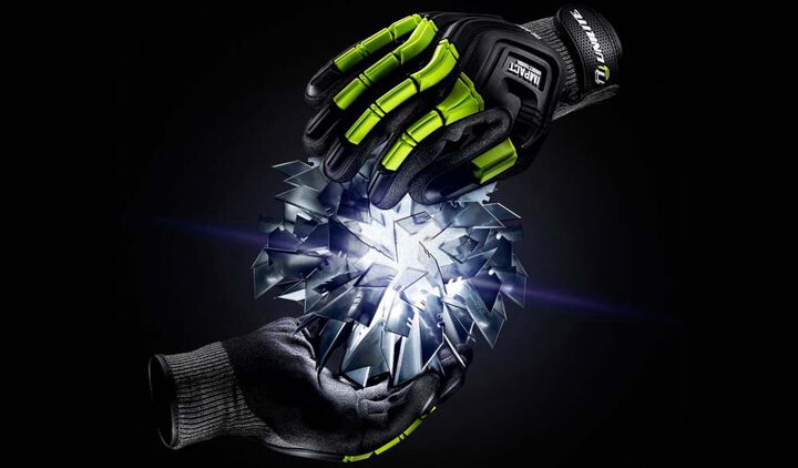 Malco Products A4 Impact Resistant HPPE Nitrile Gloves, large image number 3
