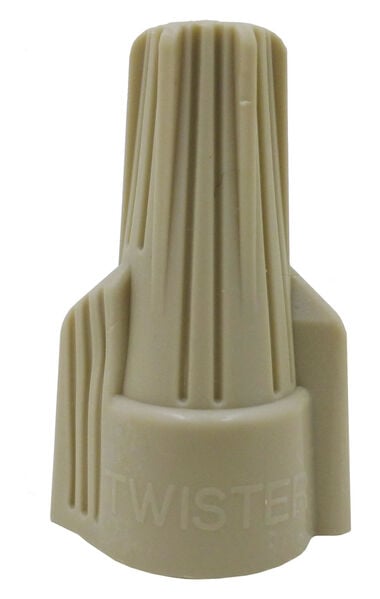 Ideal Industries Twister Wire Connector, Tan, 500 Pack