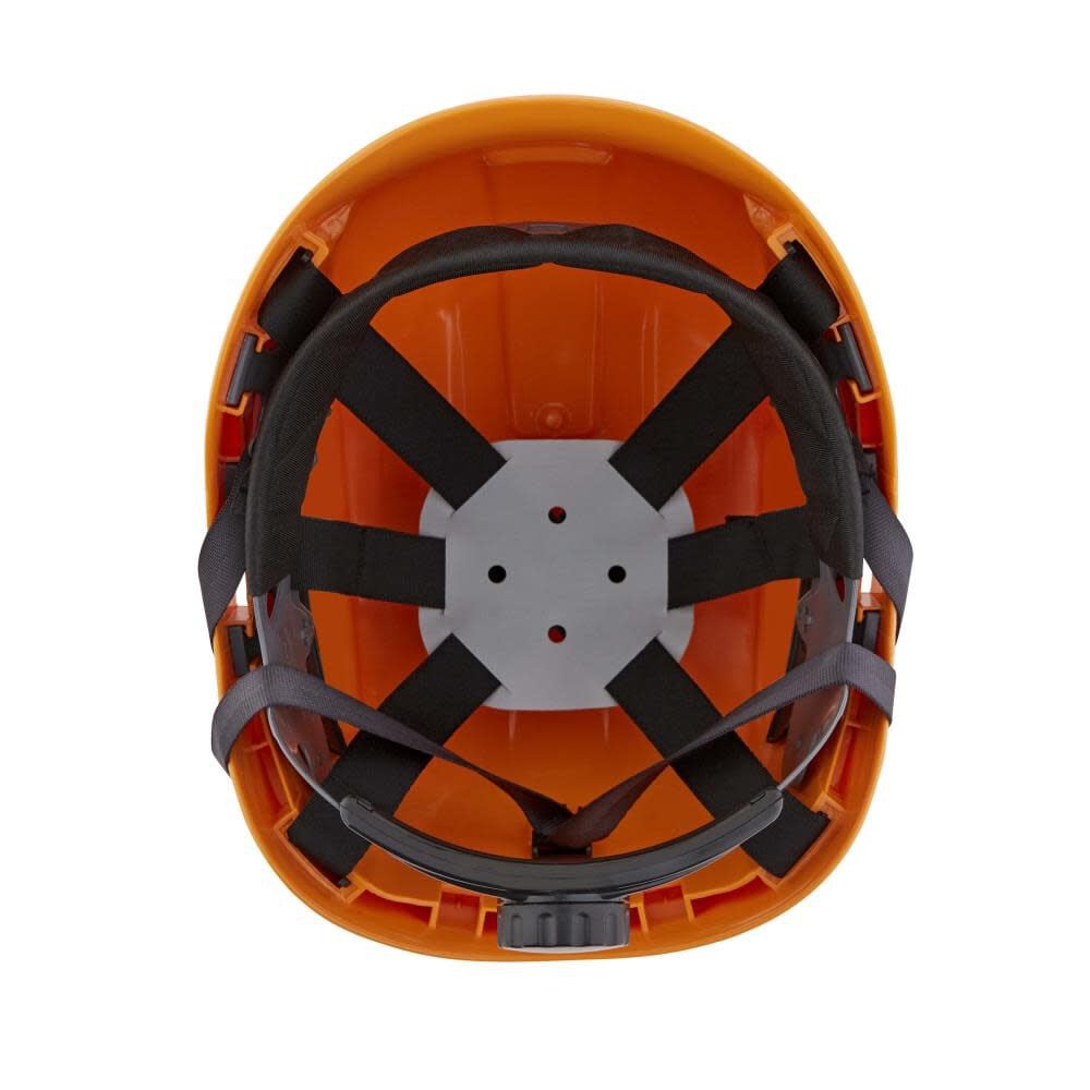 Jackson Safety CH-300 Climbing Industrial Hard Hat, Non-Vented, 6-pt. Suspension, Orange, large image number 4