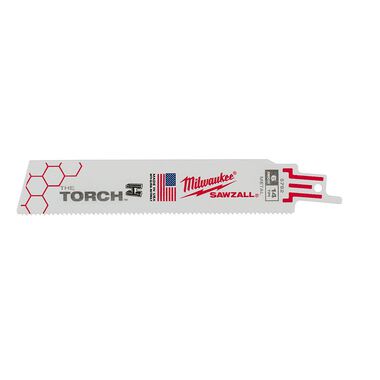 Milwaukee 6 in. 14 TPI THE TORCH SAWZALL Blades 5PK, large image number 0