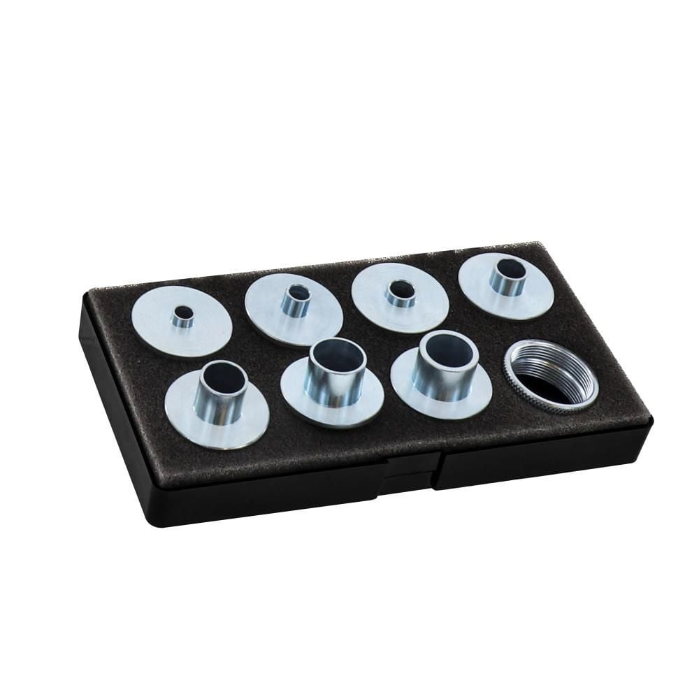 Milescraft Metal Bushing Set - 10 piece Router Template Guide Set with Wave Washer, large image number 10