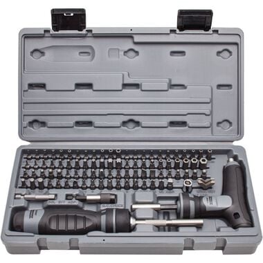 Proto 91 Piece Multibit Set with Ratcheting Screwdriver and T-Handle
