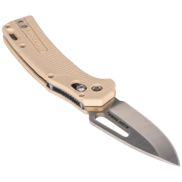 Klein Tools KTO Drop Point Blade Knife, Sand, large image number 5