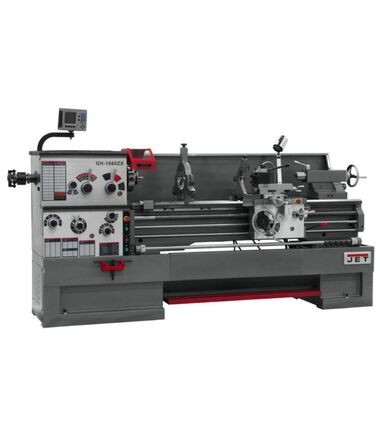 JET GH-1660ZX with ACU_RITE 303 DRO with Collet CloserMetalworking Lathe, large image number 1
