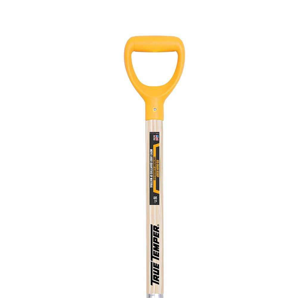 True Temper #12 Aluminum Scoop with D-Grip on 26in Hardwood