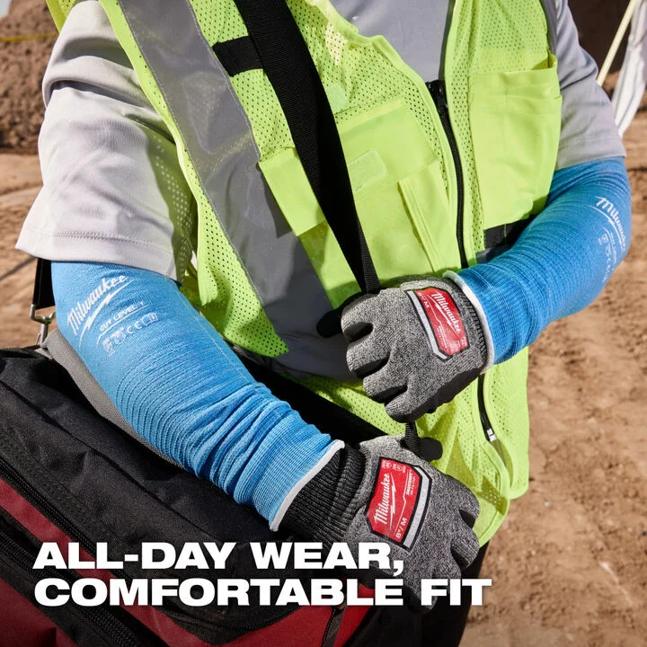 Milwaukee Cooling Cut Level 1 Protective Sleeves 16 Inch Blue, large image number 6