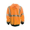 Occunomix Hi-Vis Orange 9oz Full Zip Hoodie Sweatshirt XL, small image number 2