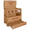 Knaack Model 79-D 36.2 Cu-Ft. Tan Steel Piano Box with KL (Padlock), small image number 3