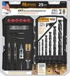 Montana Brand Tools Deluxe Woodworkers Drill/Bit Set 25pc, small image number 1