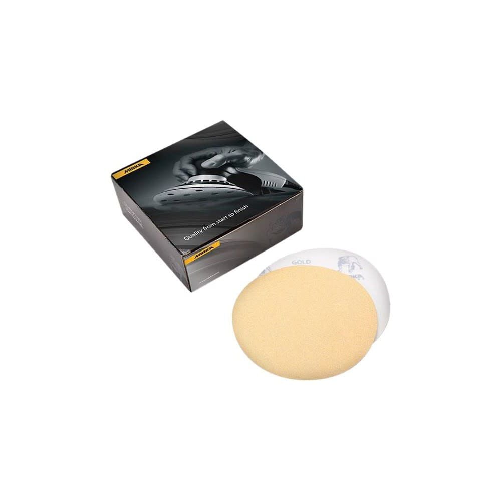 Mirka Bulldog Gold 6in 80 Grit Solid Sanding Disc 50 Pack - 23-622-080