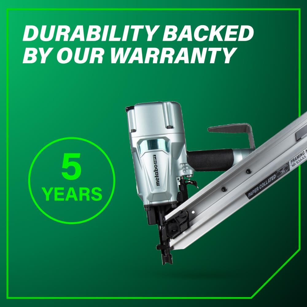 Metabo HPT 3-1/4in Clipped Head Paper Collated Framing Nailer, large image number 11