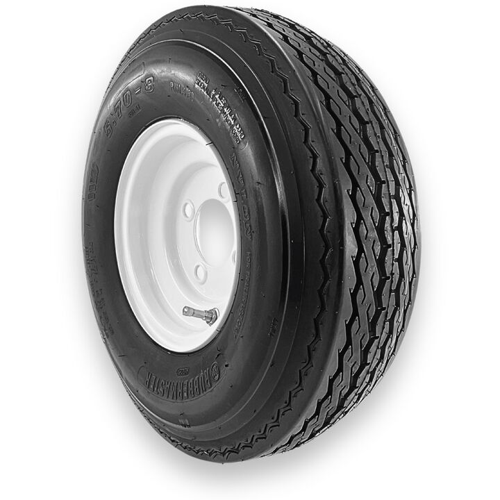 Rubbermaster Tire 5.70-8 6P TL & MTD 8 x 3.75 4 on 4 STAMPED, large image number 1