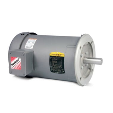 Baldor-Reliance General Purpose Motor 3 phase .750 HP at 60 Hz 1800 RPM 208-230/460 V 56C Frame TEFC Enclosure 60 Hz