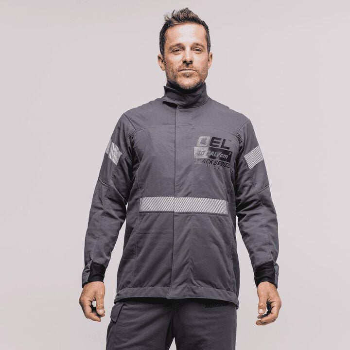 OEL 40 Cal Arc Flash Jacket and Bib Overall Kit Mens, large image number 6