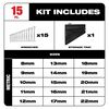 Milwaukee 15pc Ratcheting Combination Wrench Set - Metric, small image number 2