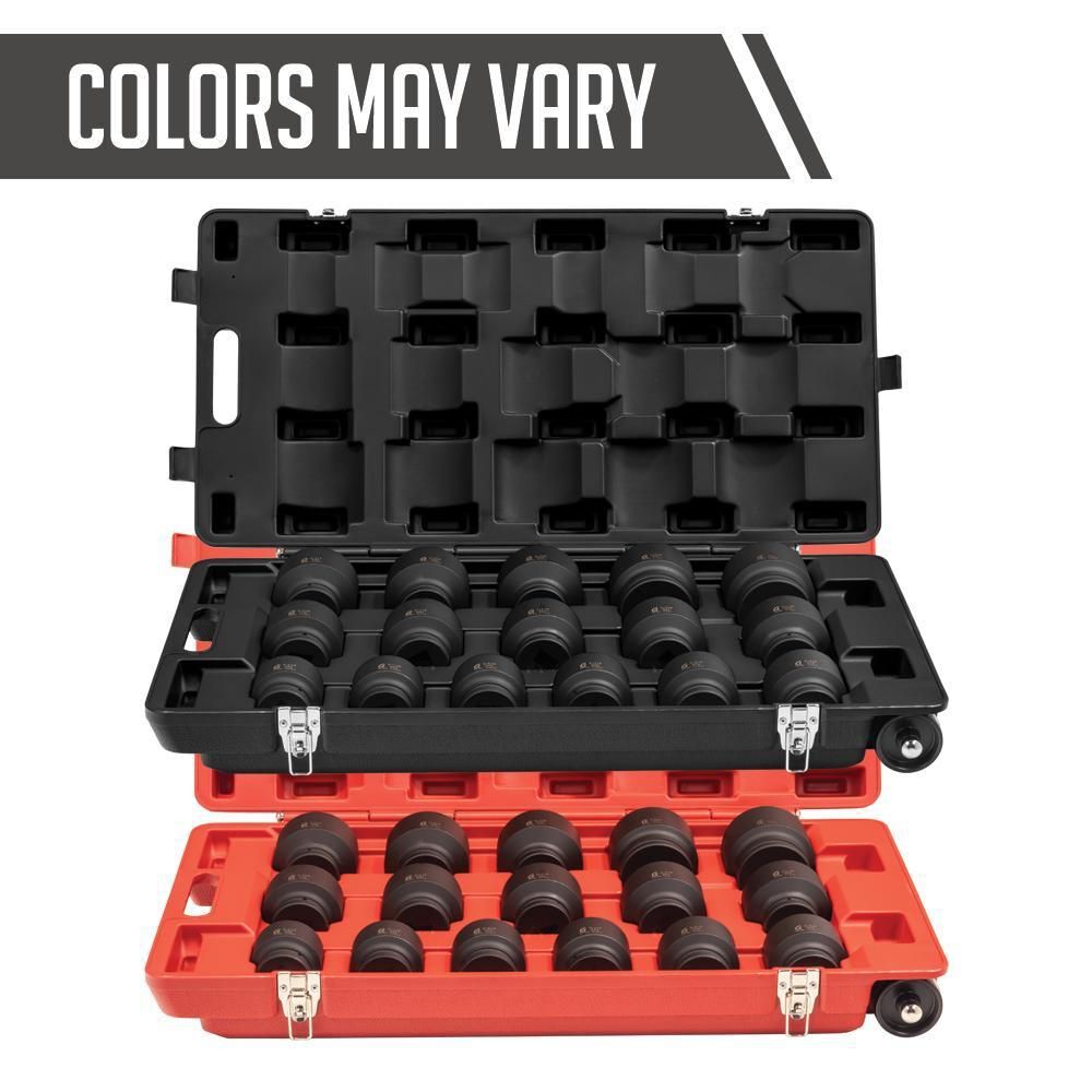 Sunex 1 Inch Drive SAE 6 Point Standard Impact Socket Set, 16 Piece, large image number 3