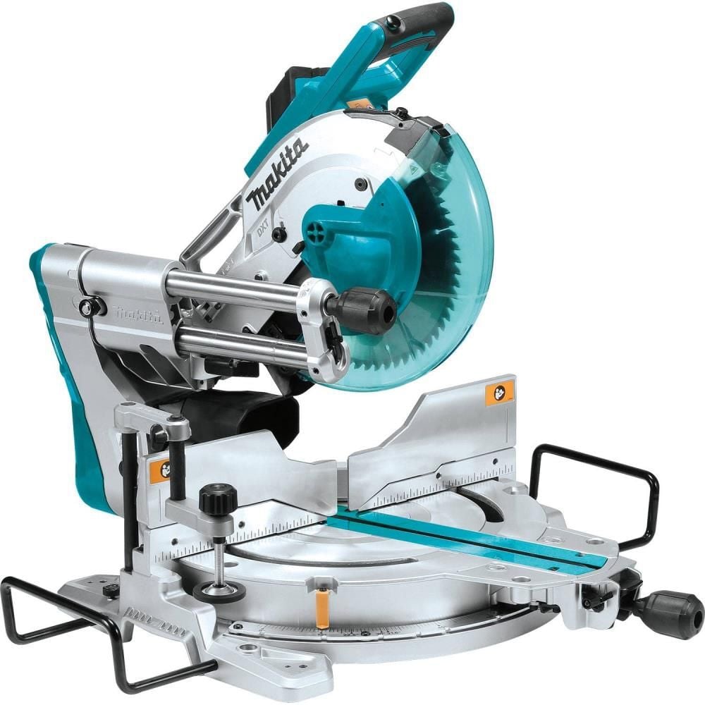 Makita 10in Dual-Bevel Sliding Compound Miter Saw with Laser and Stand, large image number 22