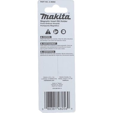 Makita Impact X 3 One Piece Magnetic Insert Bit Holder, large image number 3