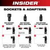 Milwaukee INSIDER Box Ratchet 1/4" Anvil Adapter, small image number 5