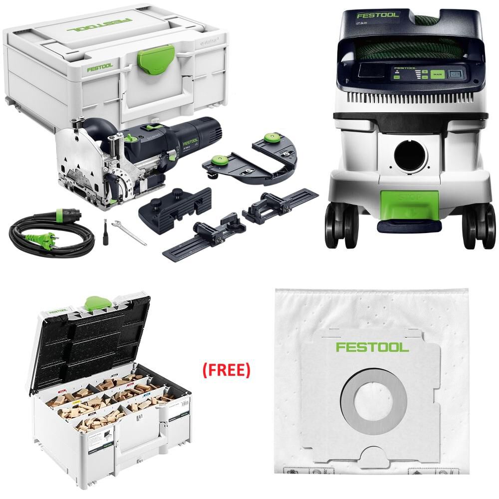 Festool DF 500, CT 26 EI Domino Joining Bundle - 578544-577871