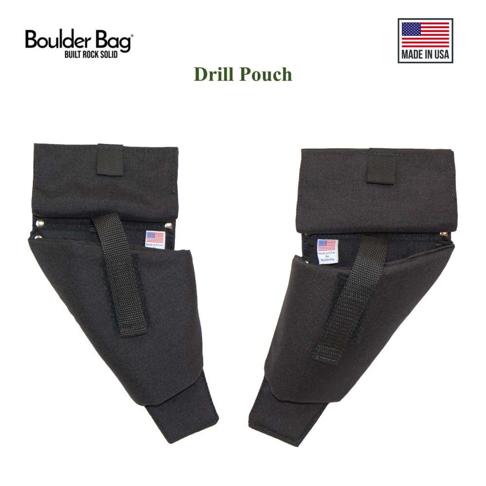 Boulder Bag Cordura Classic Nylon Drill Pouch, Black, large image number 3