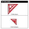 Milwaukee 7 Inch Rafter Square and 4-1/2 Inch Trim Square Set, 2 Pieces, small image number 3