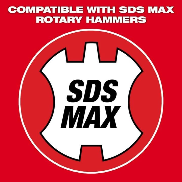 Milwaukee SDS-Max 4-Cutter 5/8 in. x 7-1/2 in. x 13 in., large image number 2