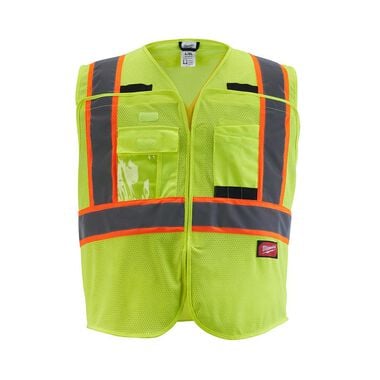 Milwaukee Class 2 Breakaway High Visibility Mesh Safety Vest