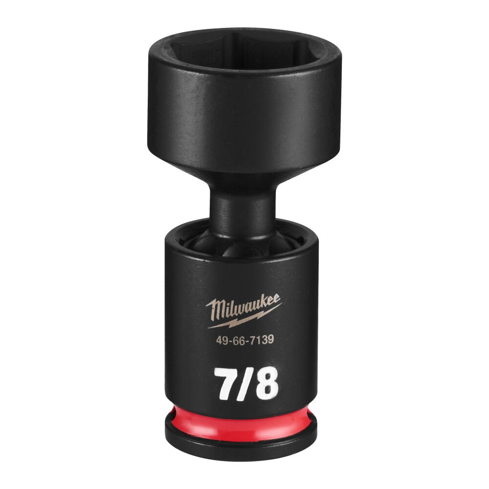 Milwaukee SHOCKWAVE Impact Duty 3/8 Inch Drive 7/8 Inch Standard Swivel Socket - 49-66-7139
