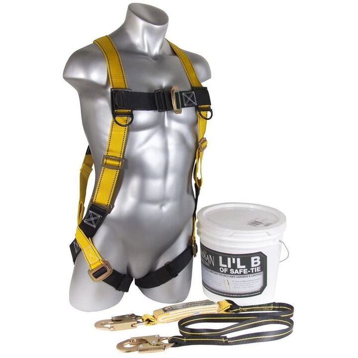 Guardian Fall Protection Little Bucket of Safe-Tie Roofing Kit Series 1(XL-XXL), large image number 1