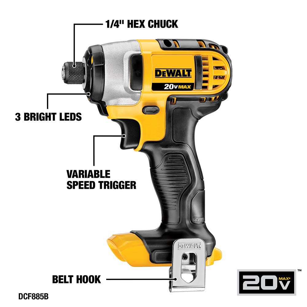 DEWALT 20V 6 Tool Combo Kit, large image number 5