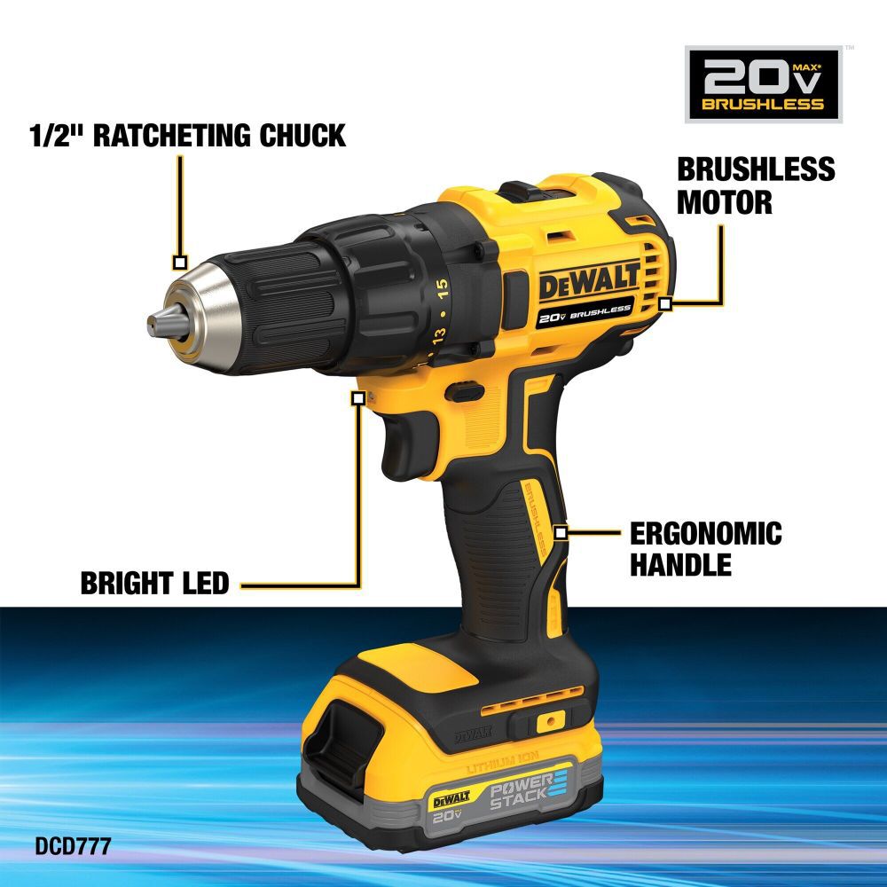 Dcd777 20v hot sale max