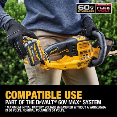DEWALT 60V MAX 26in Hedge Trimmer Brushless Cordless (Bare Tool), large image number 18