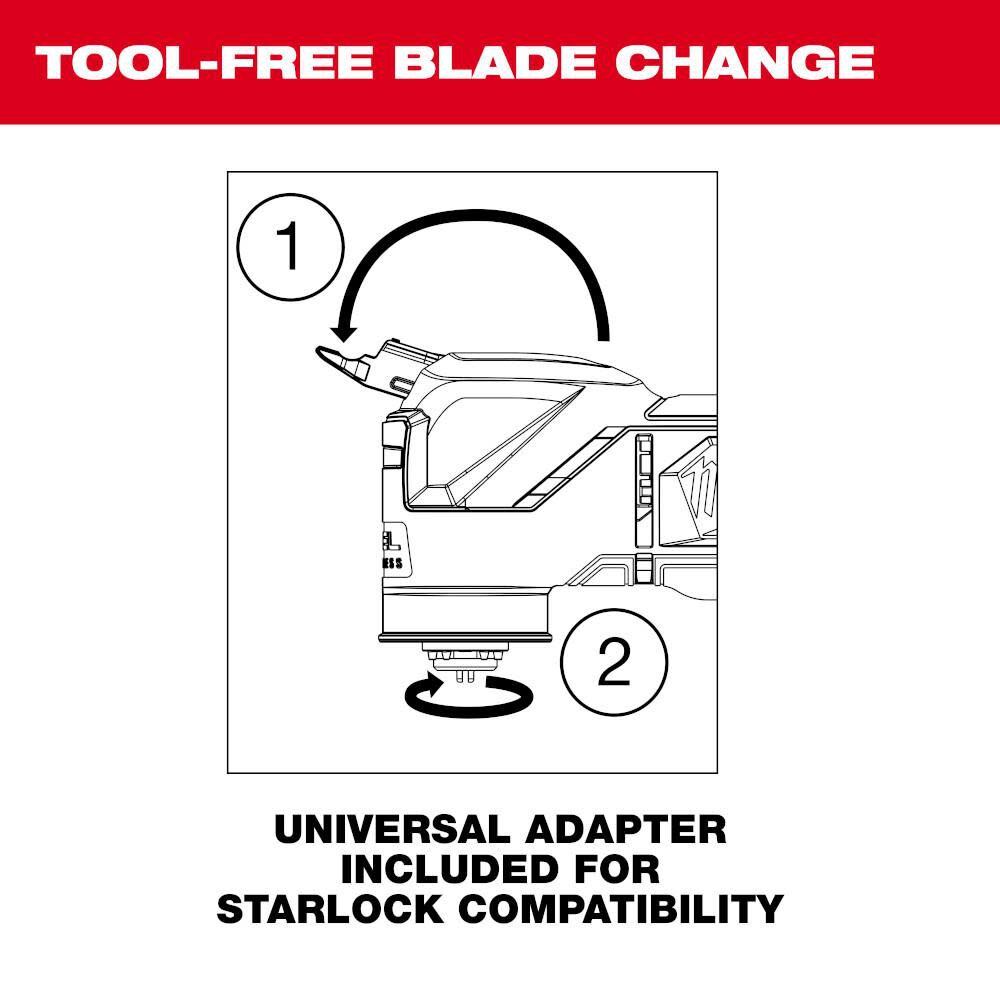 Milwaukee rotary top multi tool