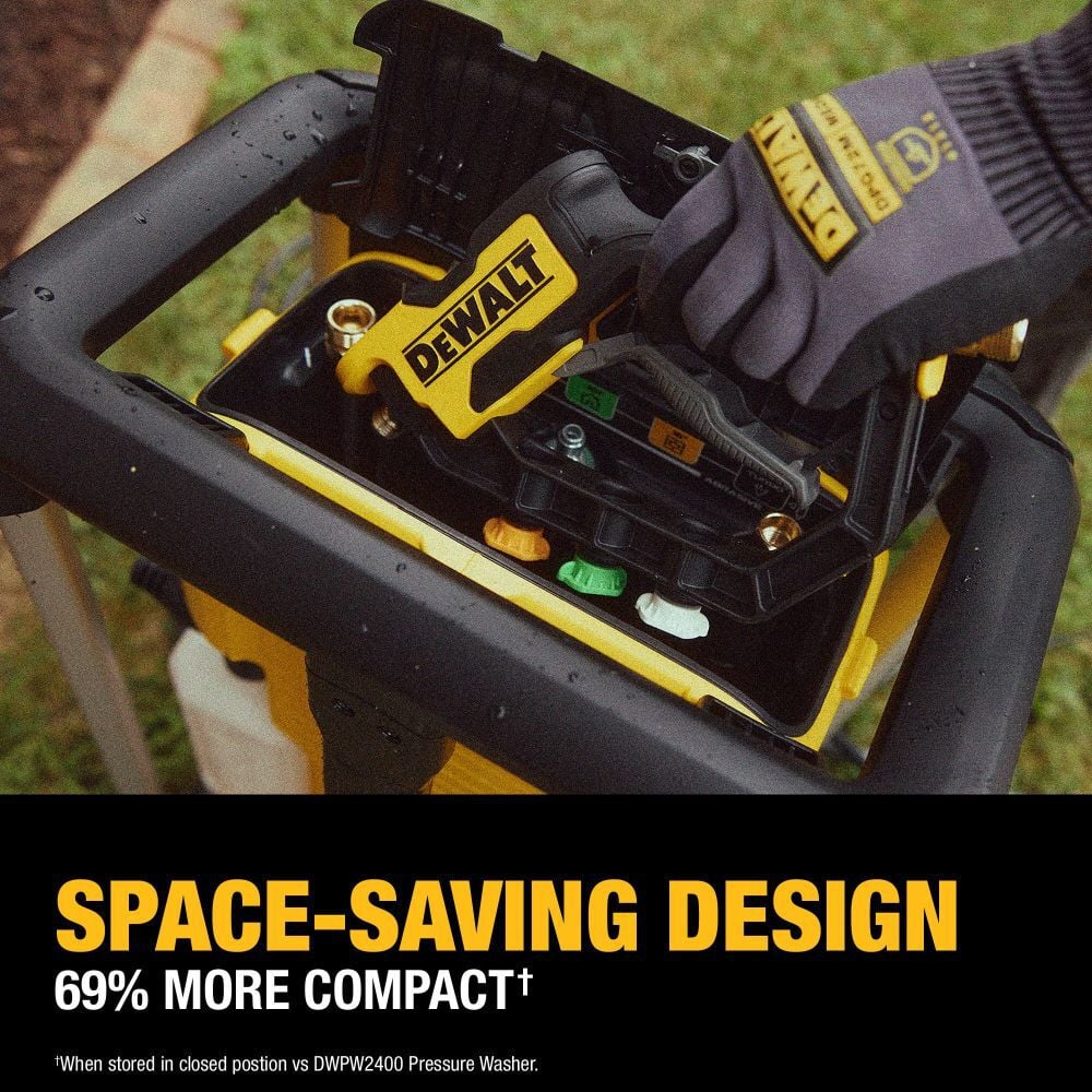 DEWALT 2600 PSI 1.1 GPM Electric Cold Water Pressure Washer with 4 Spray Nozzles Simolary simolary.com 12