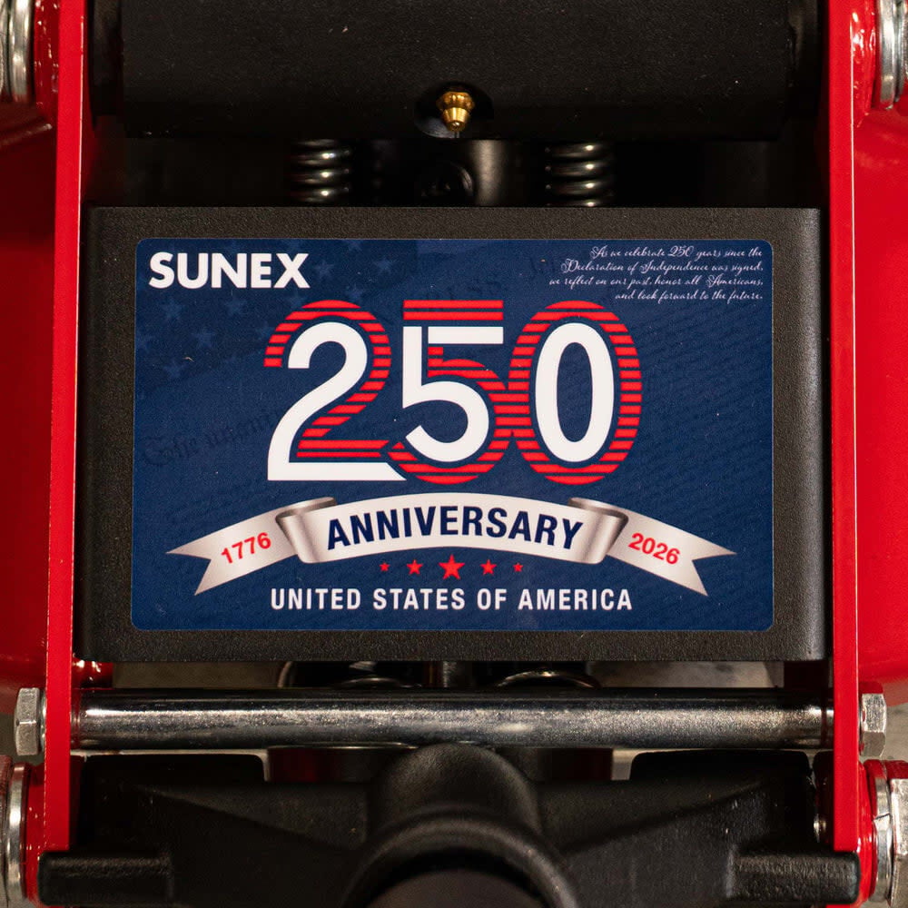 Sunex American Eagle 250th 3 Ton Low Profile Floor Jack, large image number 8